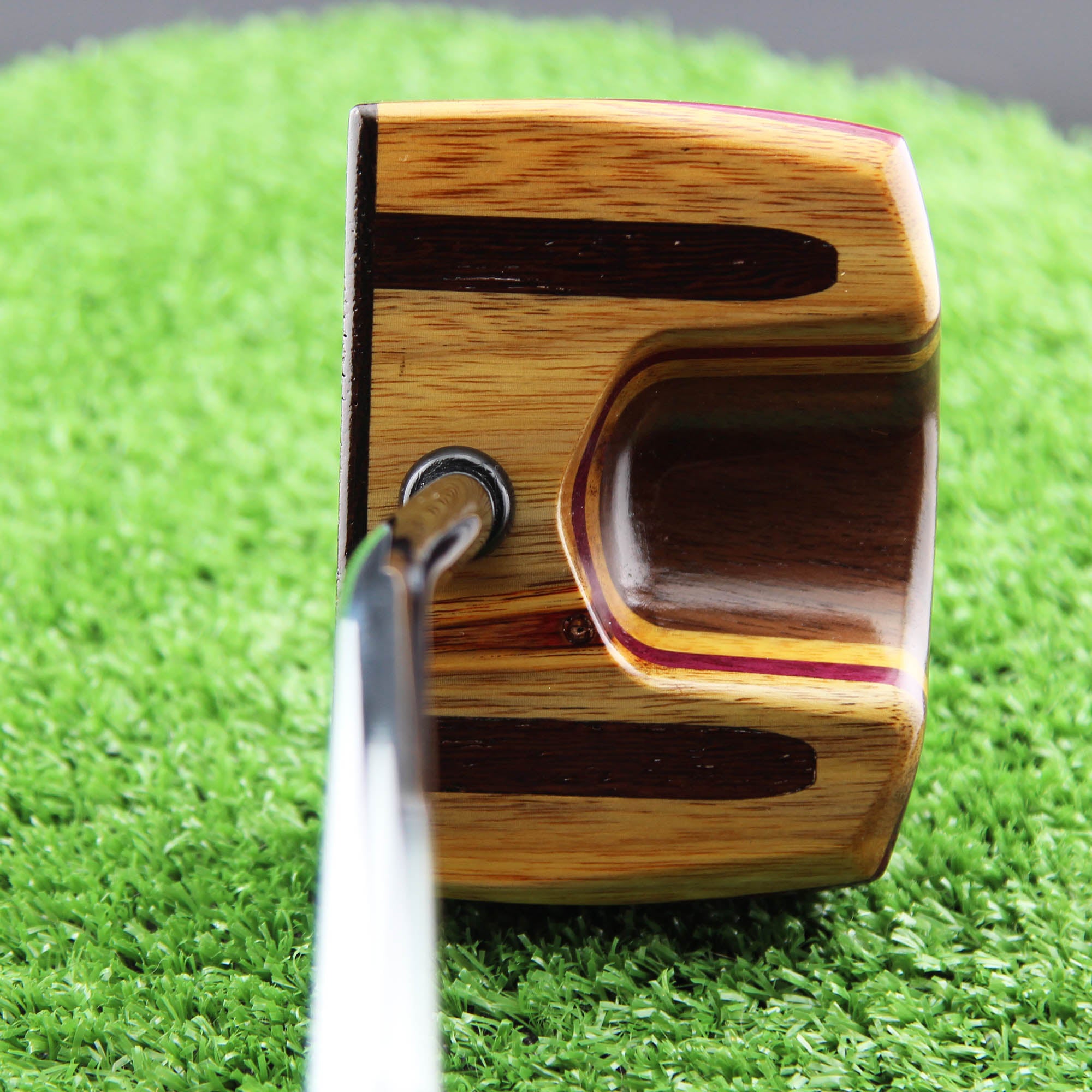 Black Fang Center shaft Zero torque putter Canarywood and Wenge inlay