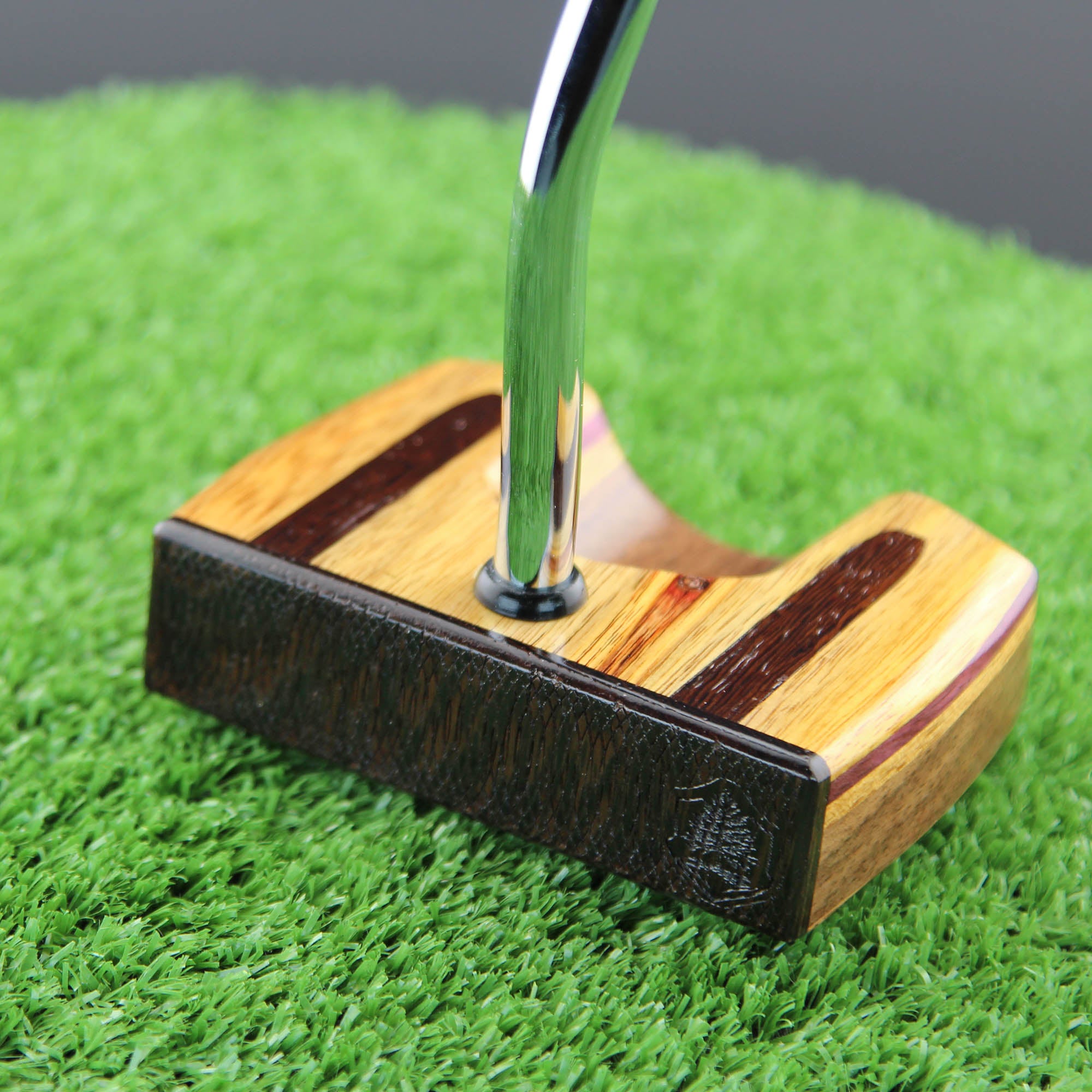 Black Fang Center shaft Zero torque putter Canarywood and Wenge inlay