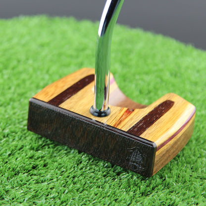 Black Fang Center shaft Zero torque putter Canarywood and Wenge inlay