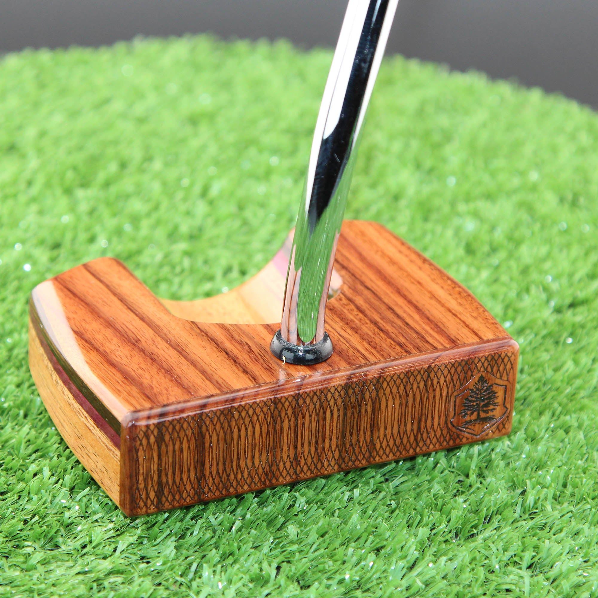 Rosewood Center shaft Zero torque putter Lie and Balanced wood putter