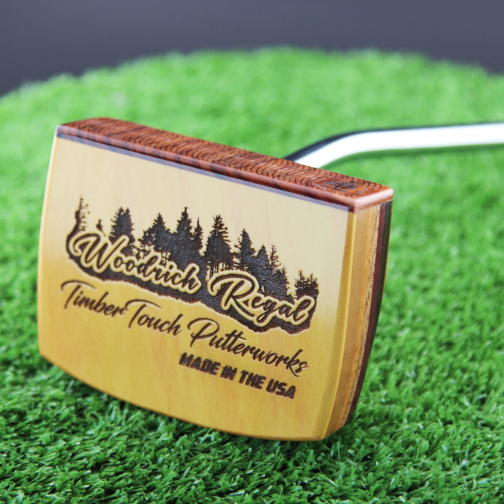 Rosewood Center shaft Zero torque putter Lie and Balanced wood putter