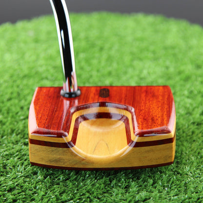 Padauk and Yellowheart exotic wood putter one of a kind discount