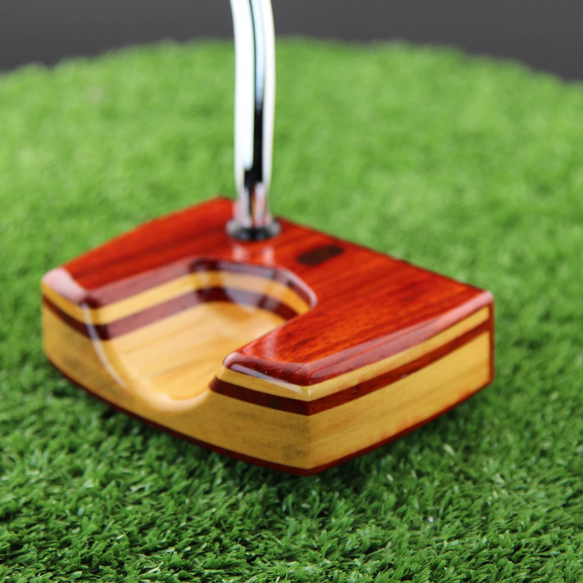Padauk and Yellowheart exotic wood putter one of a kind discount