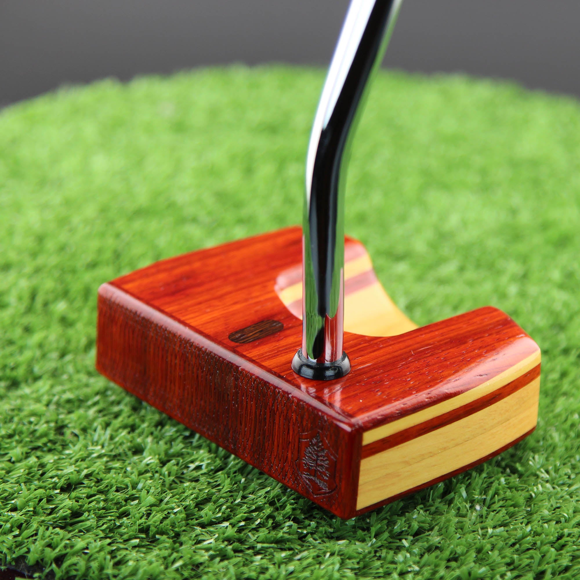 Padauk and Yellowheart exotic wood putter one of a kind discount