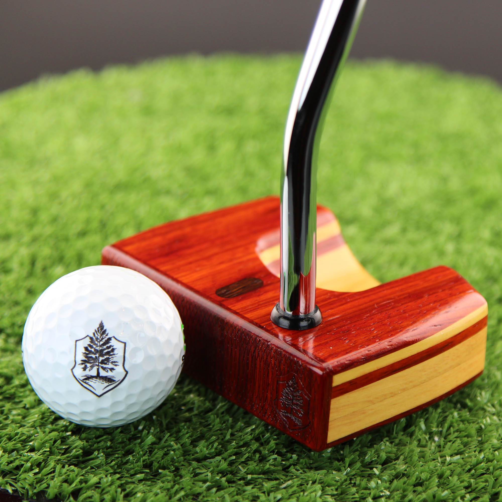 Padauk and Yellowheart exotic wood putter one of a kind discount