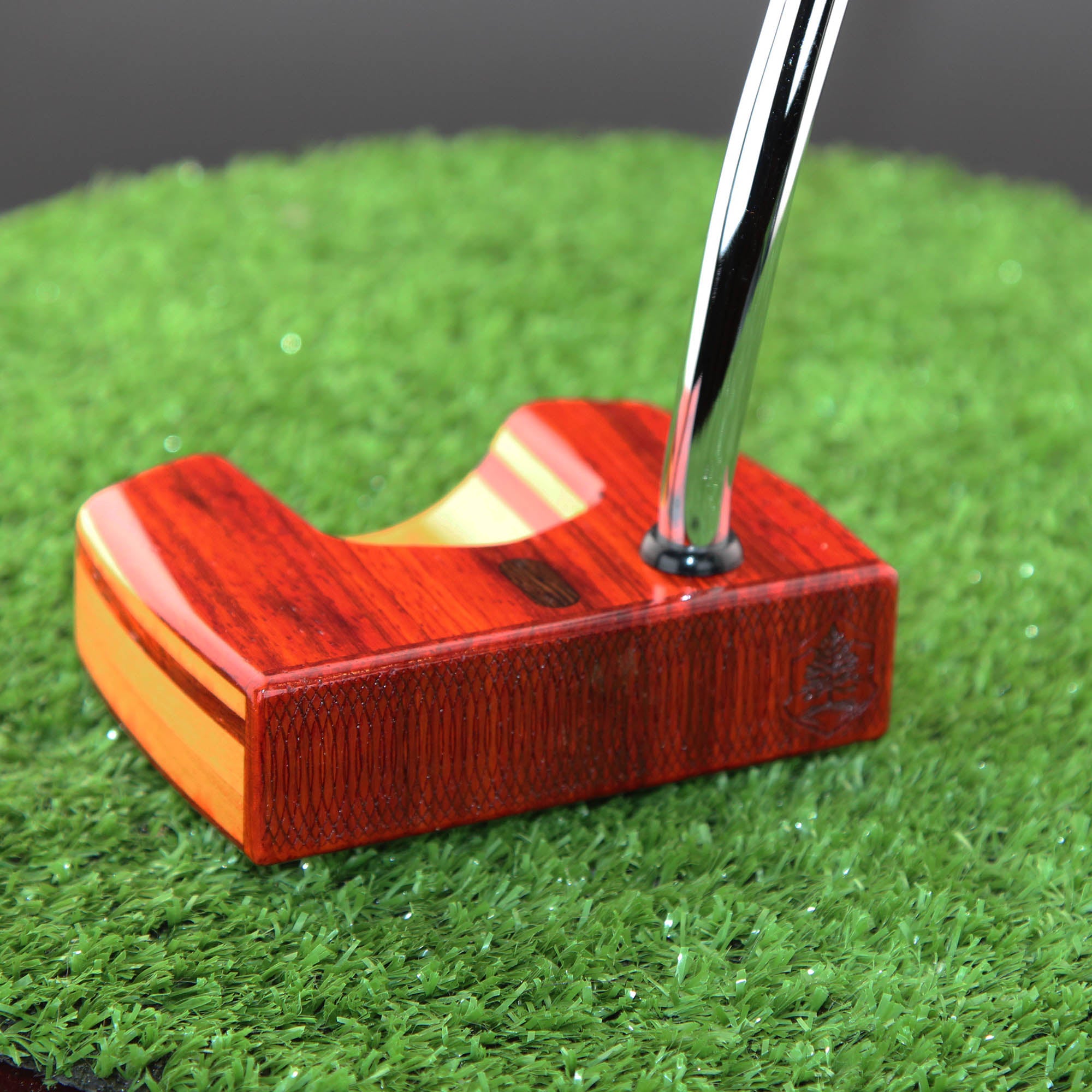 Padauk and Yellowheart exotic wood putter one of a kind discount