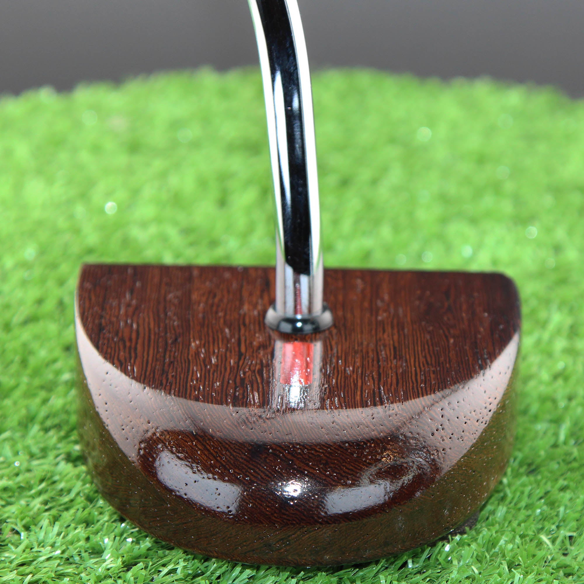 Midnight style putter Exotic Wenge Dark Wood Zero Torque Center Shaft