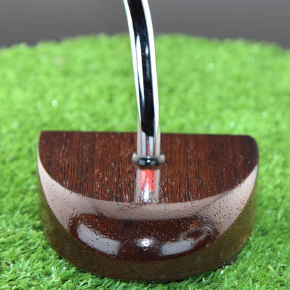 Midnight style putter Exotic Wenge Dark Wood Zero Torque Center Shaft
