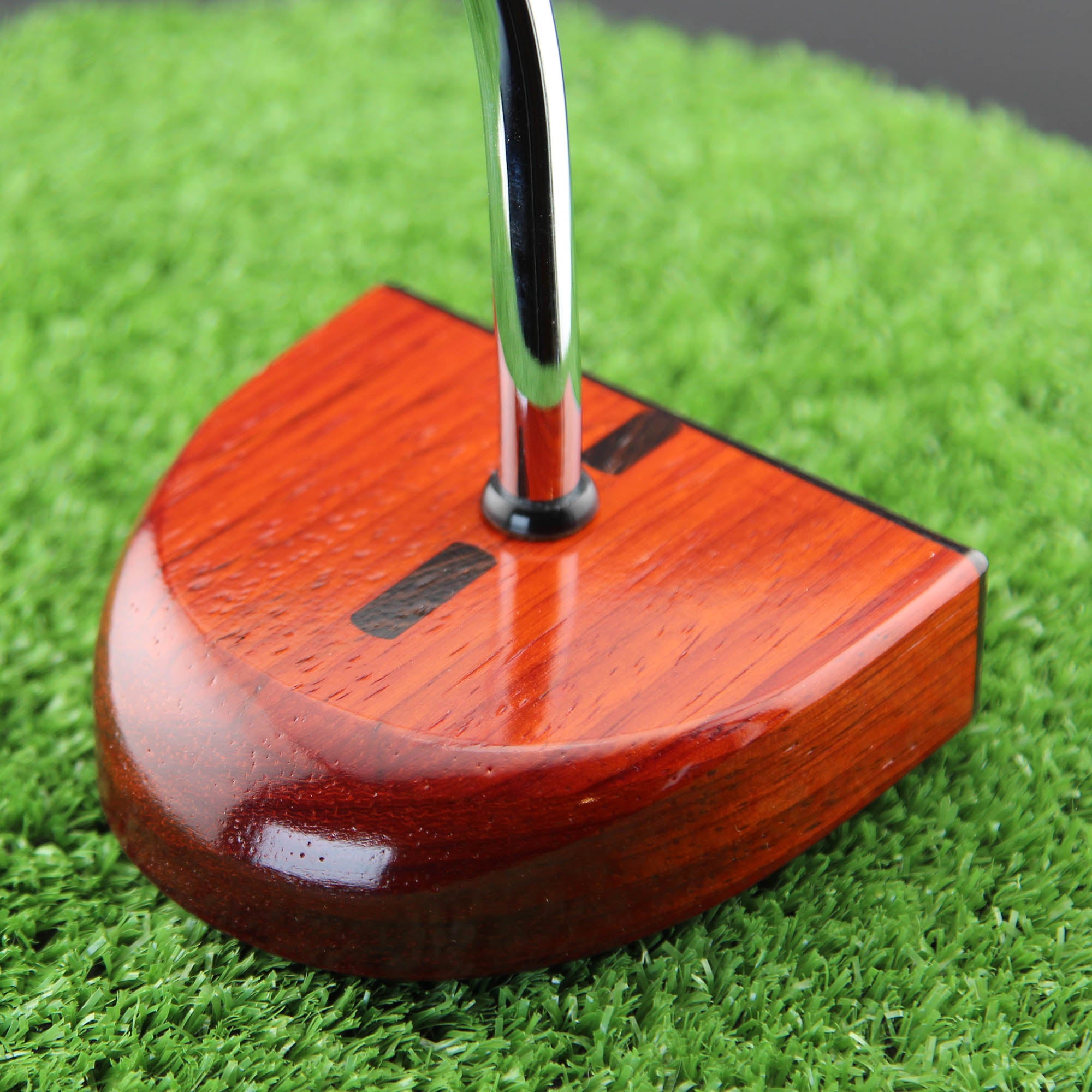 MR1PUTT Padauk and Wenge Zero Torque Center Shaft Putter