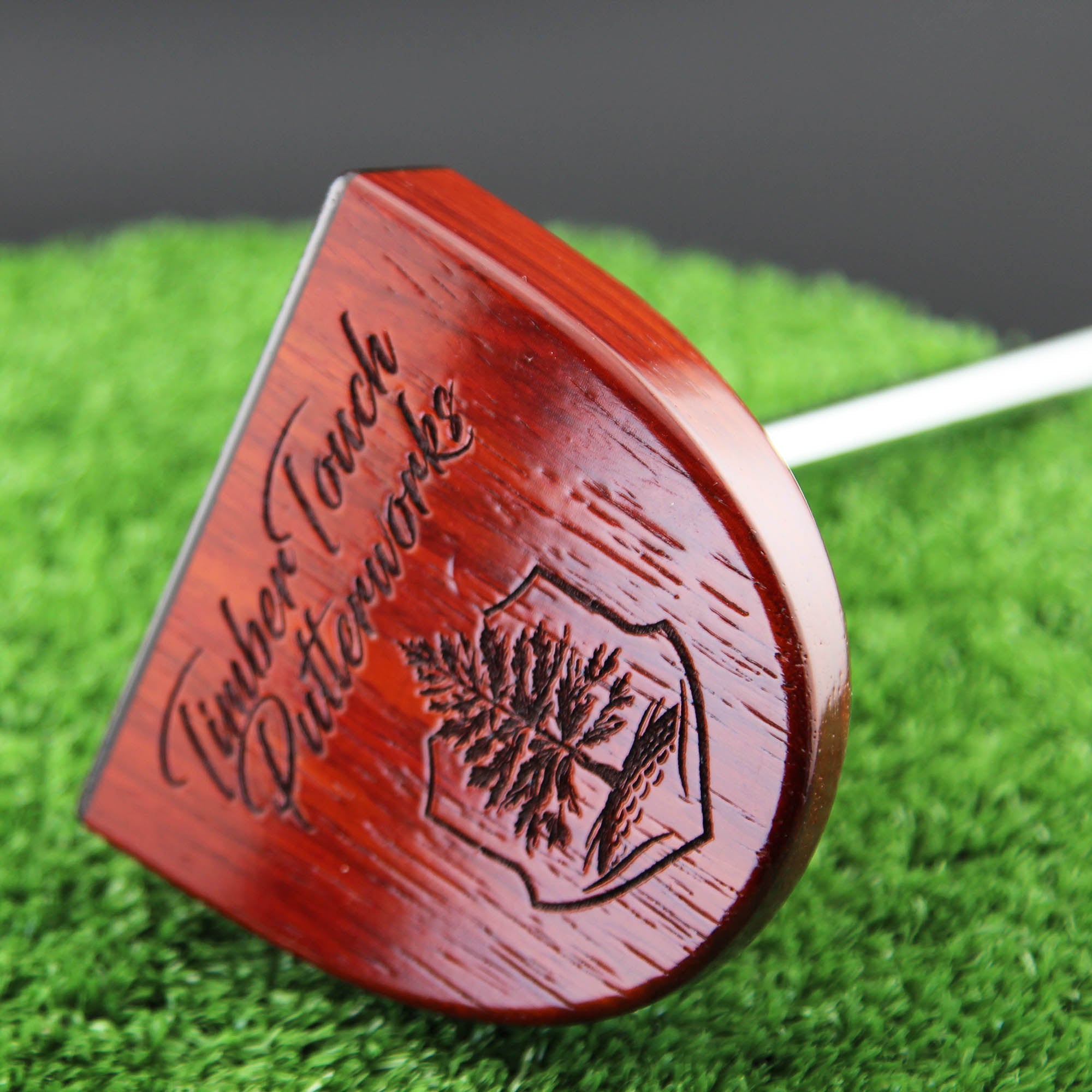 MR1PUTT Padauk and Wenge Zero Torque Center Shaft Putter