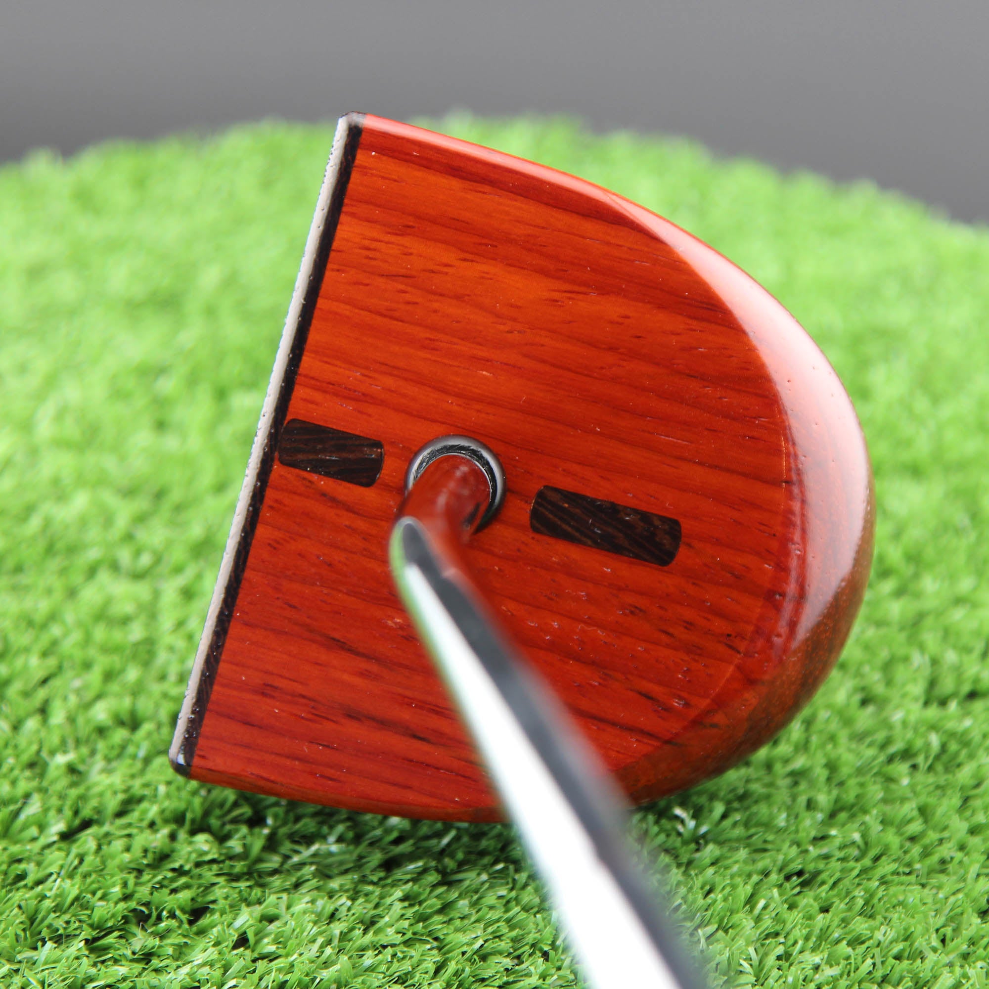 MR1PUTT Padauk and Wenge Zero Torque Center Shaft Putter