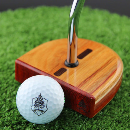 TimberTouch FATTY mallet wood putter with Canarywood center shaft zero torque