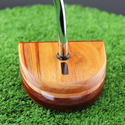 TimberTouch FATTY mallet wood putter with Canarywood center shaft zero torque