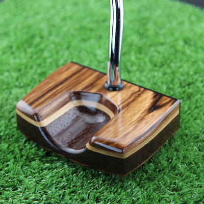 Zebrawood Spectacular Center shaft Zero torque Lie Balanced wood putter