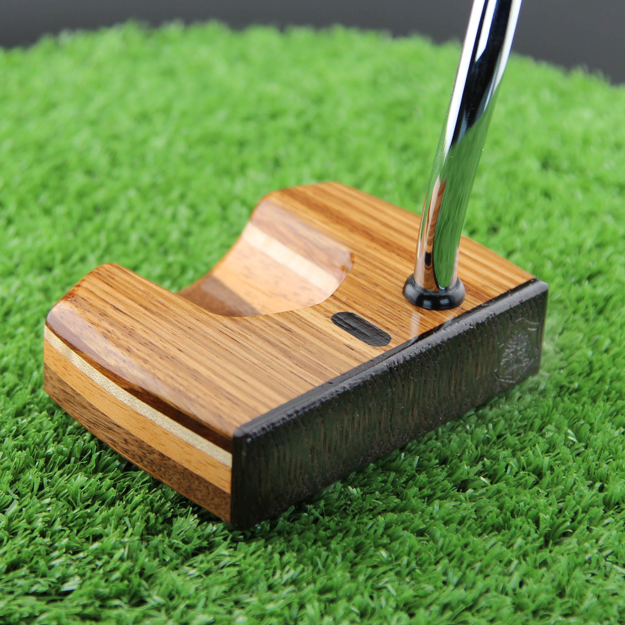 TimberTouch wood putter with Black Limba high MOI