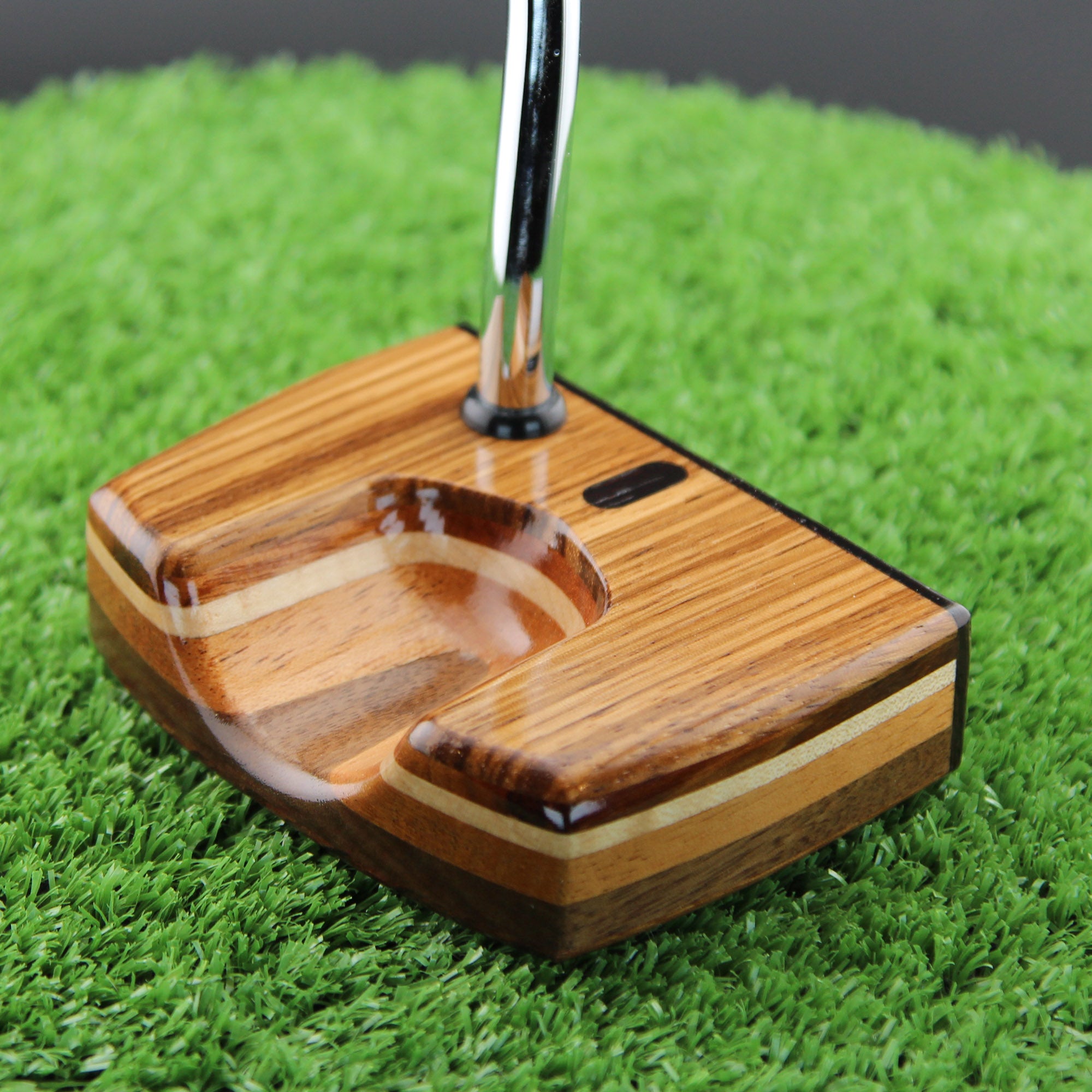 TimberTouch wood putter with Black Limba high MOI