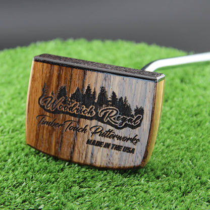 TimberTouch wood putter with Black Limba high MOI