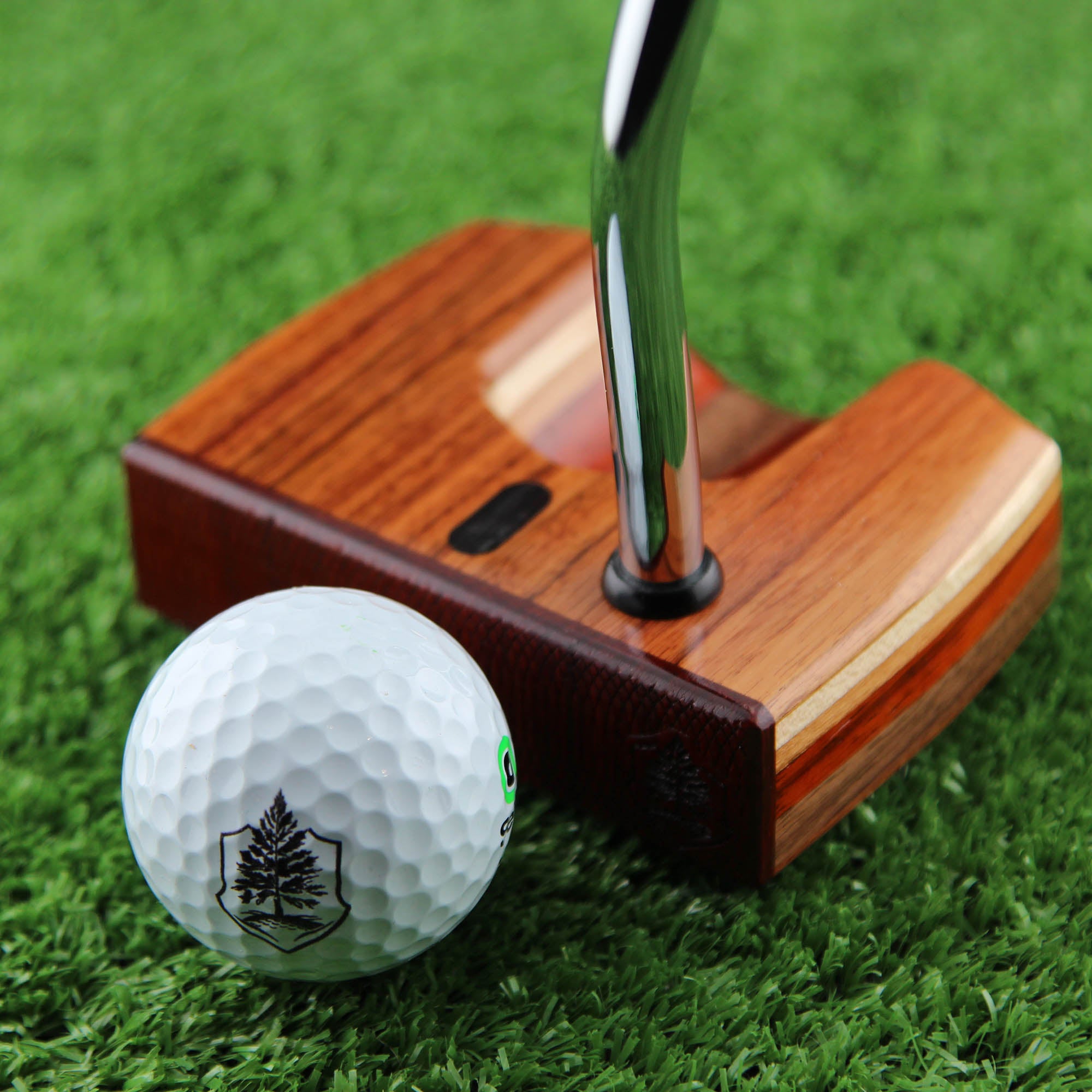 TimberTouch wood putter with Rosewood and Padauk