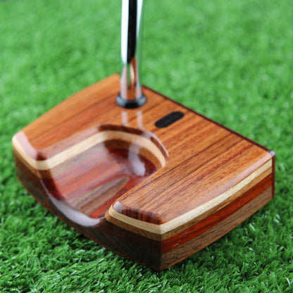 TimberTouch wood putter with Rosewood and Padauk