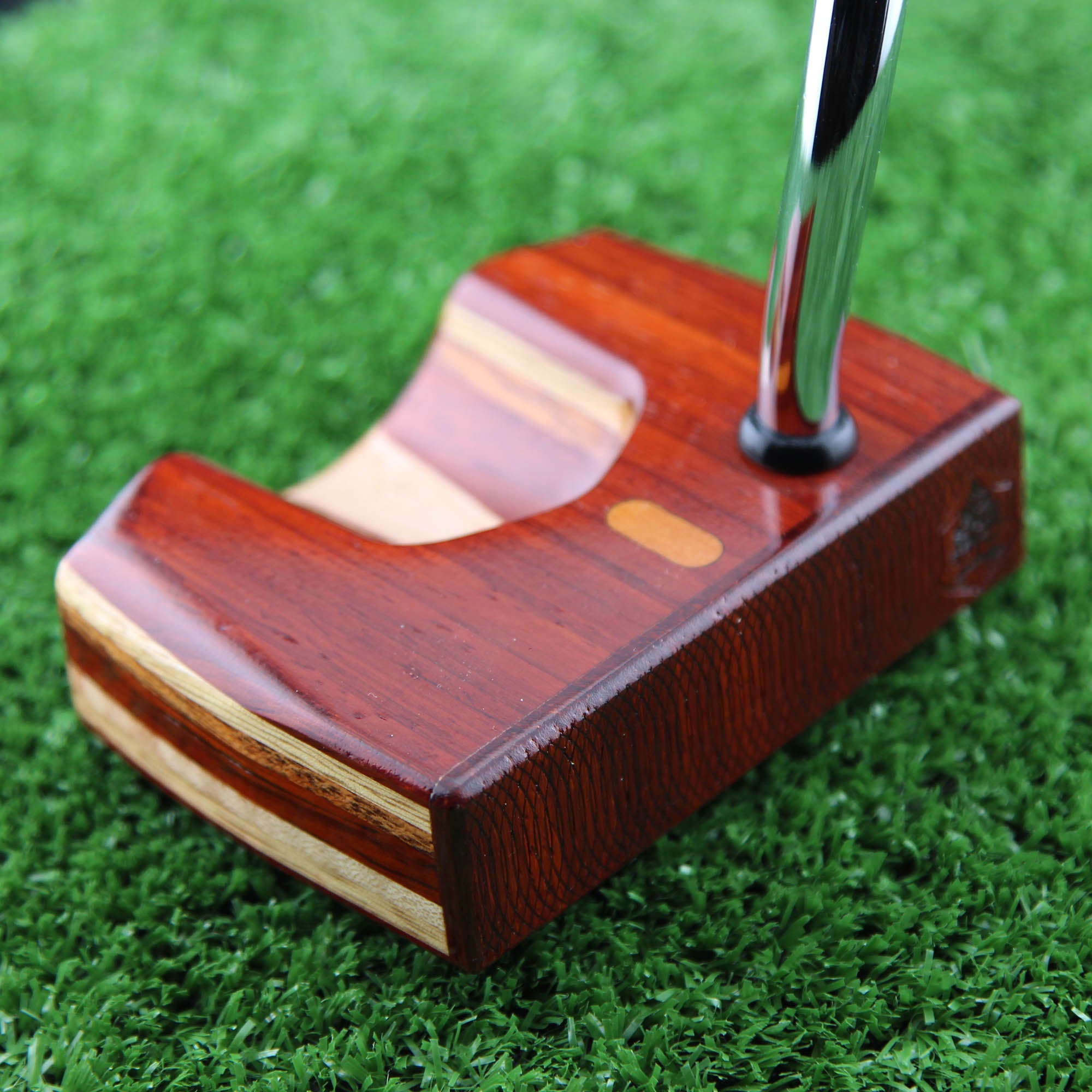 TimberTouch Woodrich Regal wood putter with Padauk