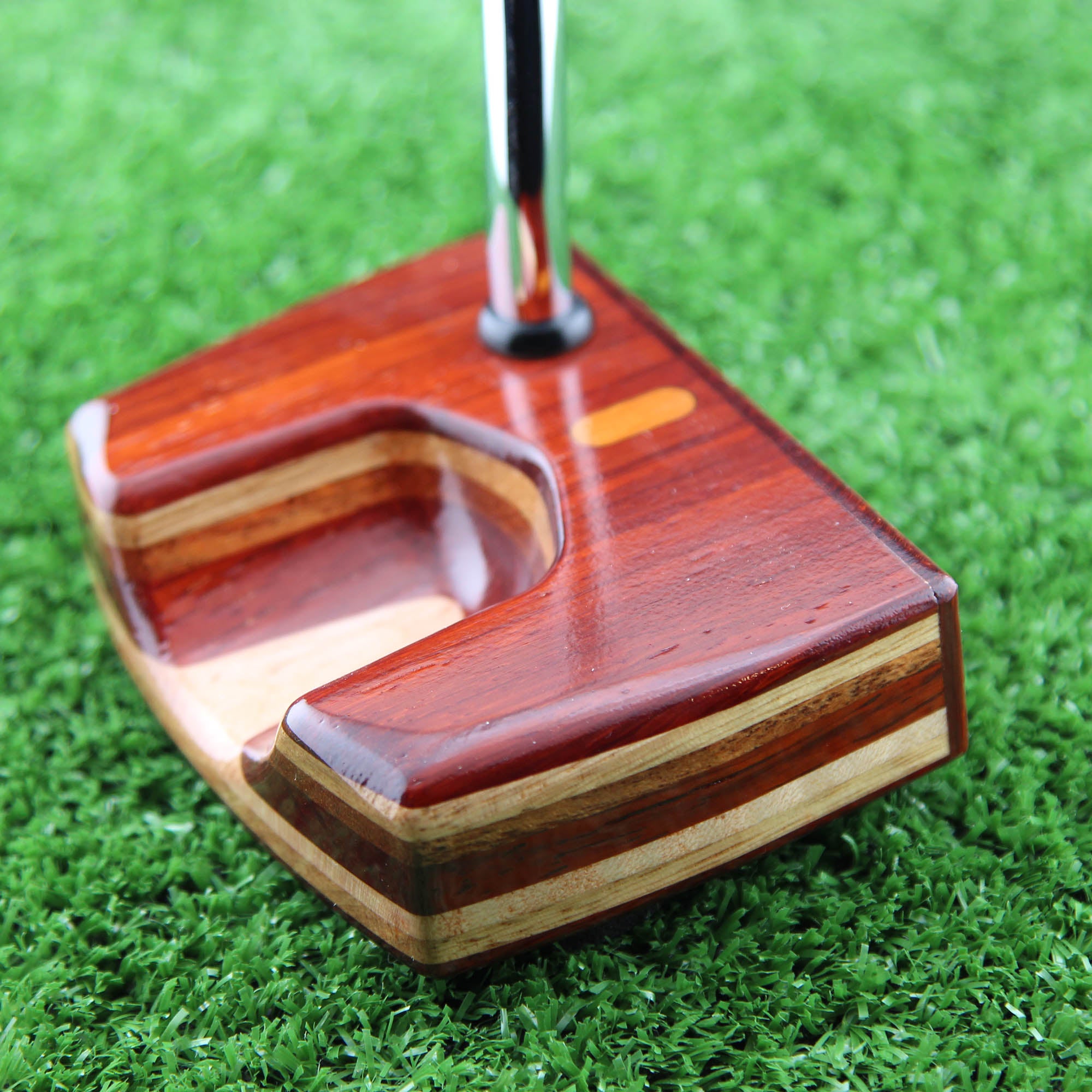 TimberTouch Woodrich Regal wood putter with Padauk