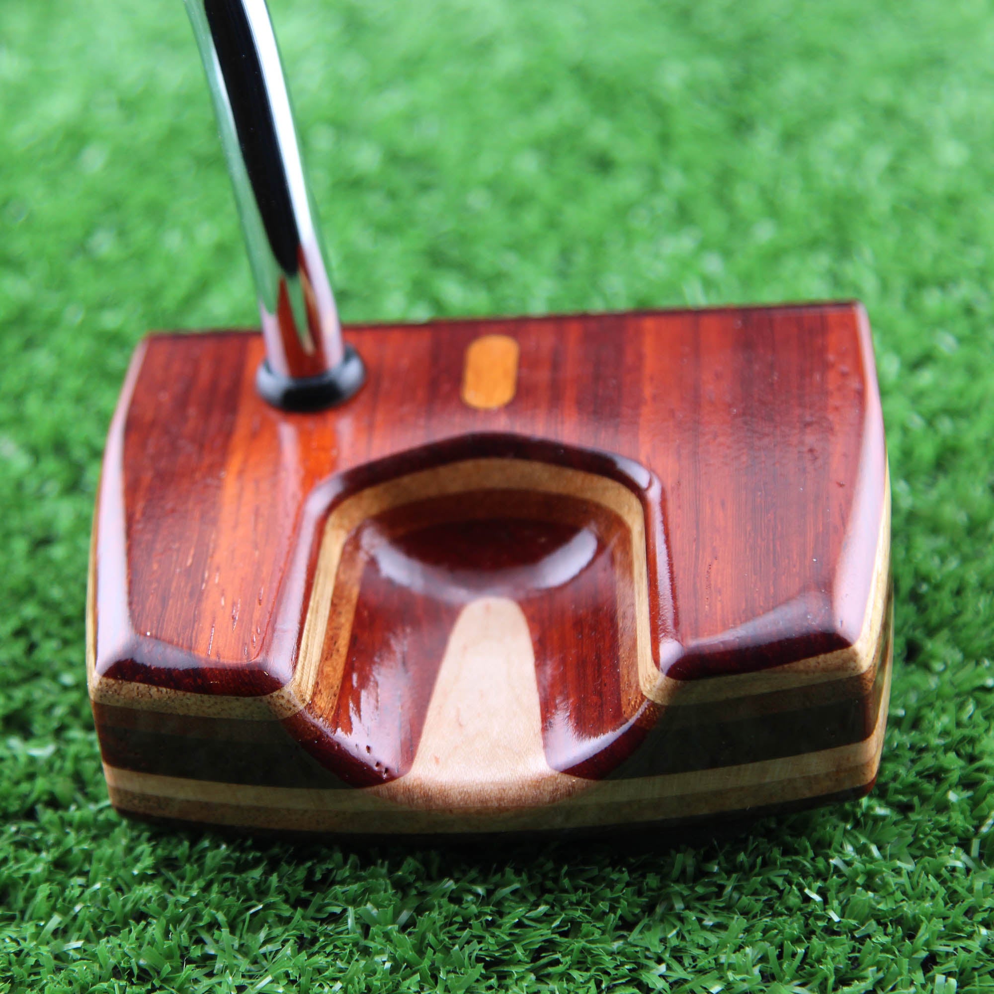 TimberTouch Woodrich Regal wood putter with Padauk