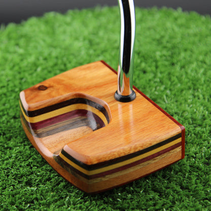 TimberTouch wood putter with Canarywood center shaft zero torque