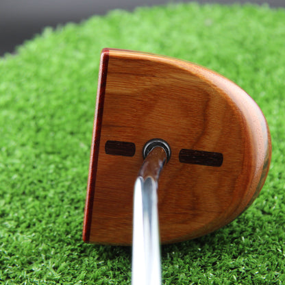 TimberTouch wood putter with Canarywood center shaft zero torque