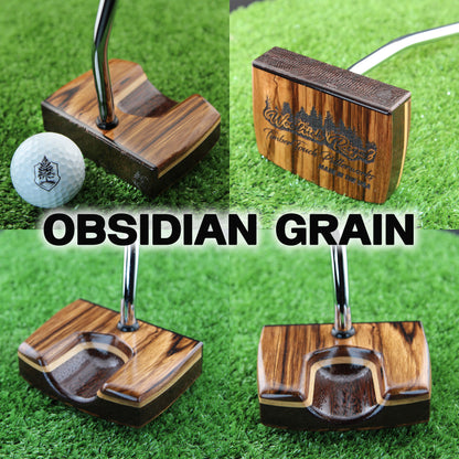 Zebrawood Spectacular Center shaft Zero torque Lie Balanced wood putter
