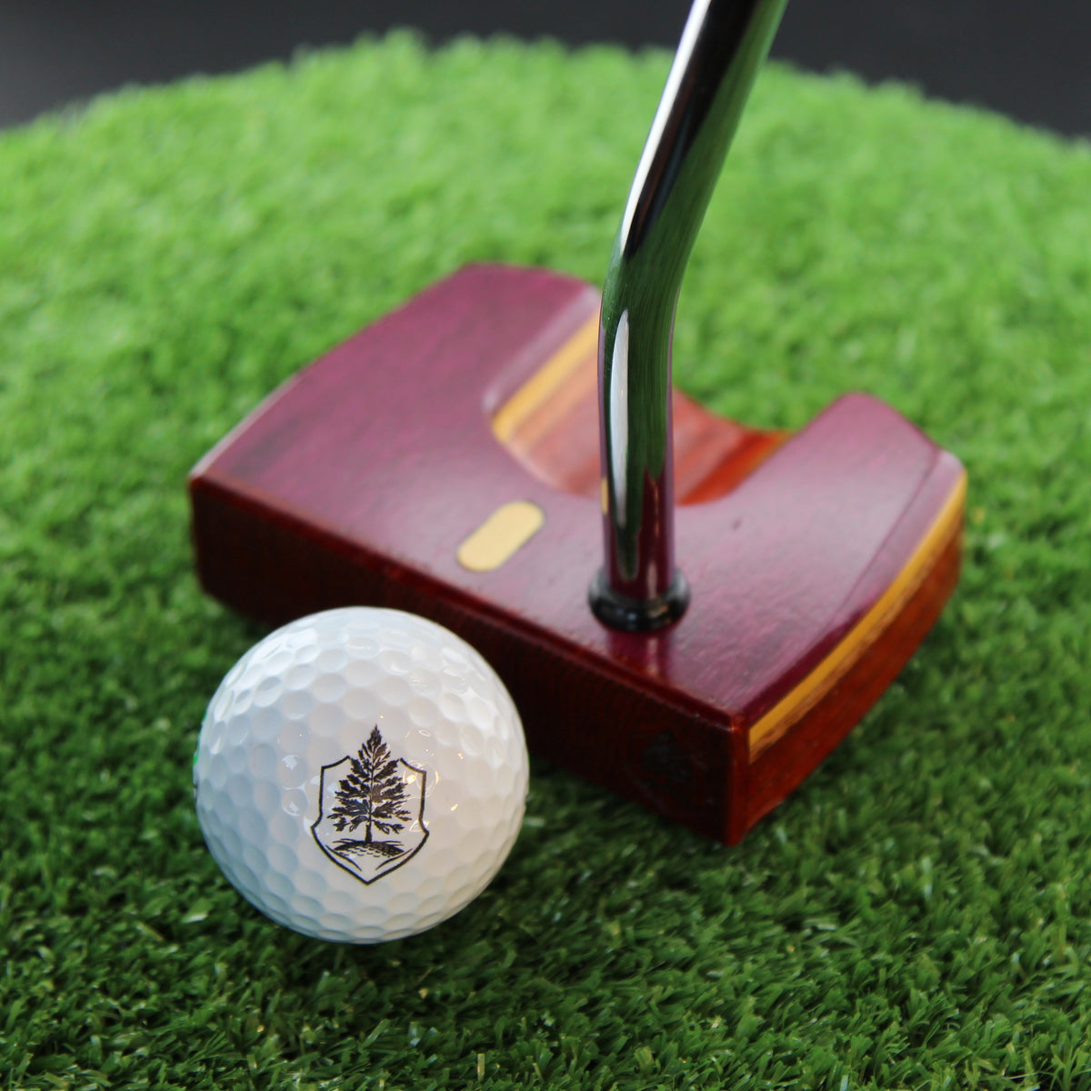 Northern Lights Putter Purpleheart Padauk and Yellowheart Woodrich Regal Putter