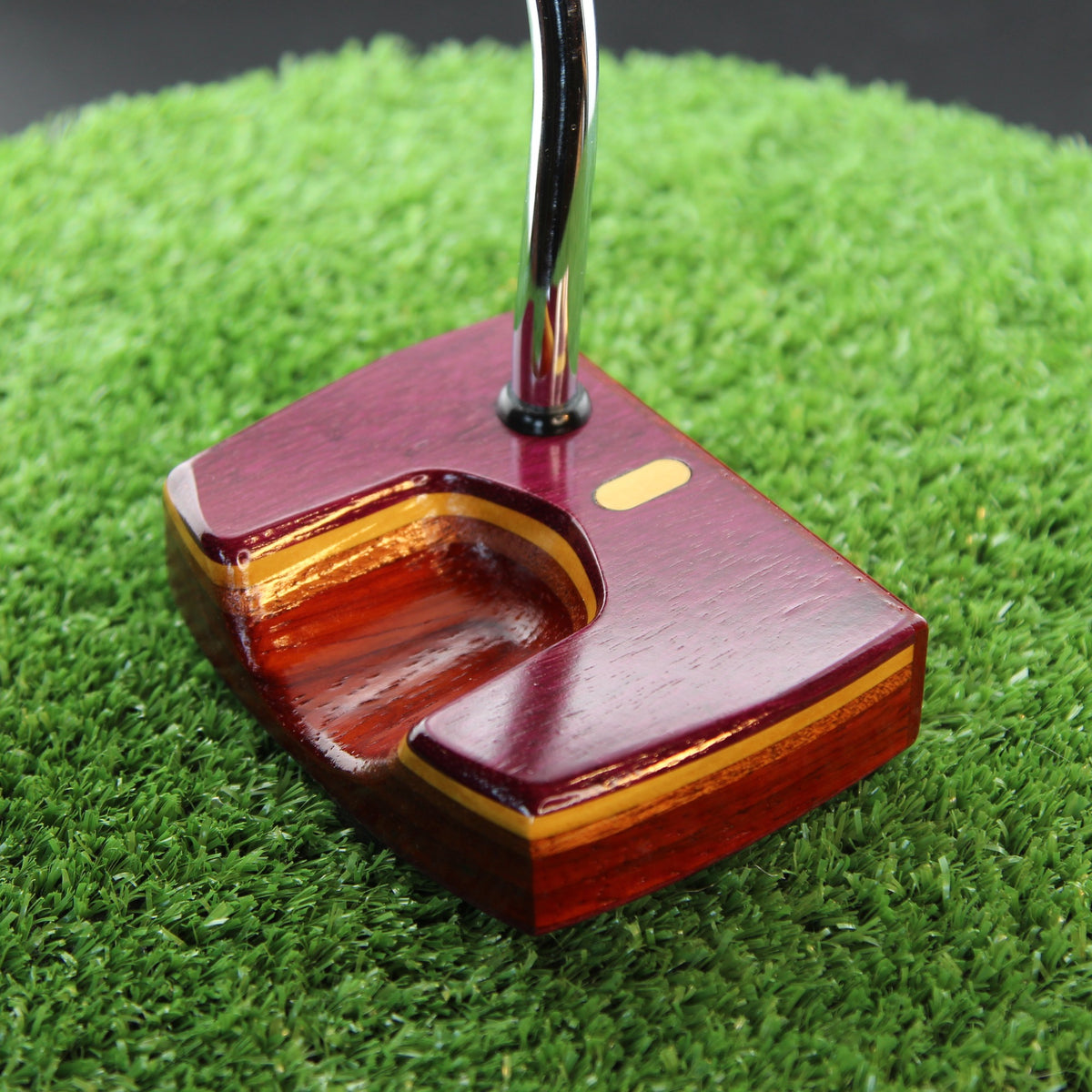 Northern Lights Putter Purpleheart Padauk and Yellowheart Woodrich Regal Putter