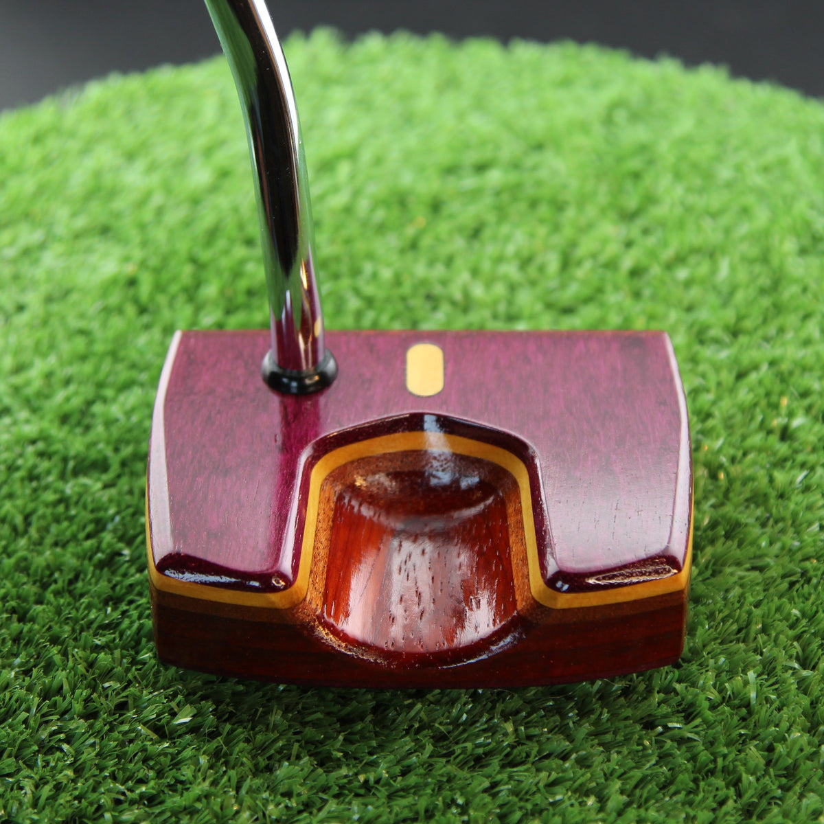 Northern Lights Putter Purpleheart Padauk and Yellowheart Woodrich Regal Putter