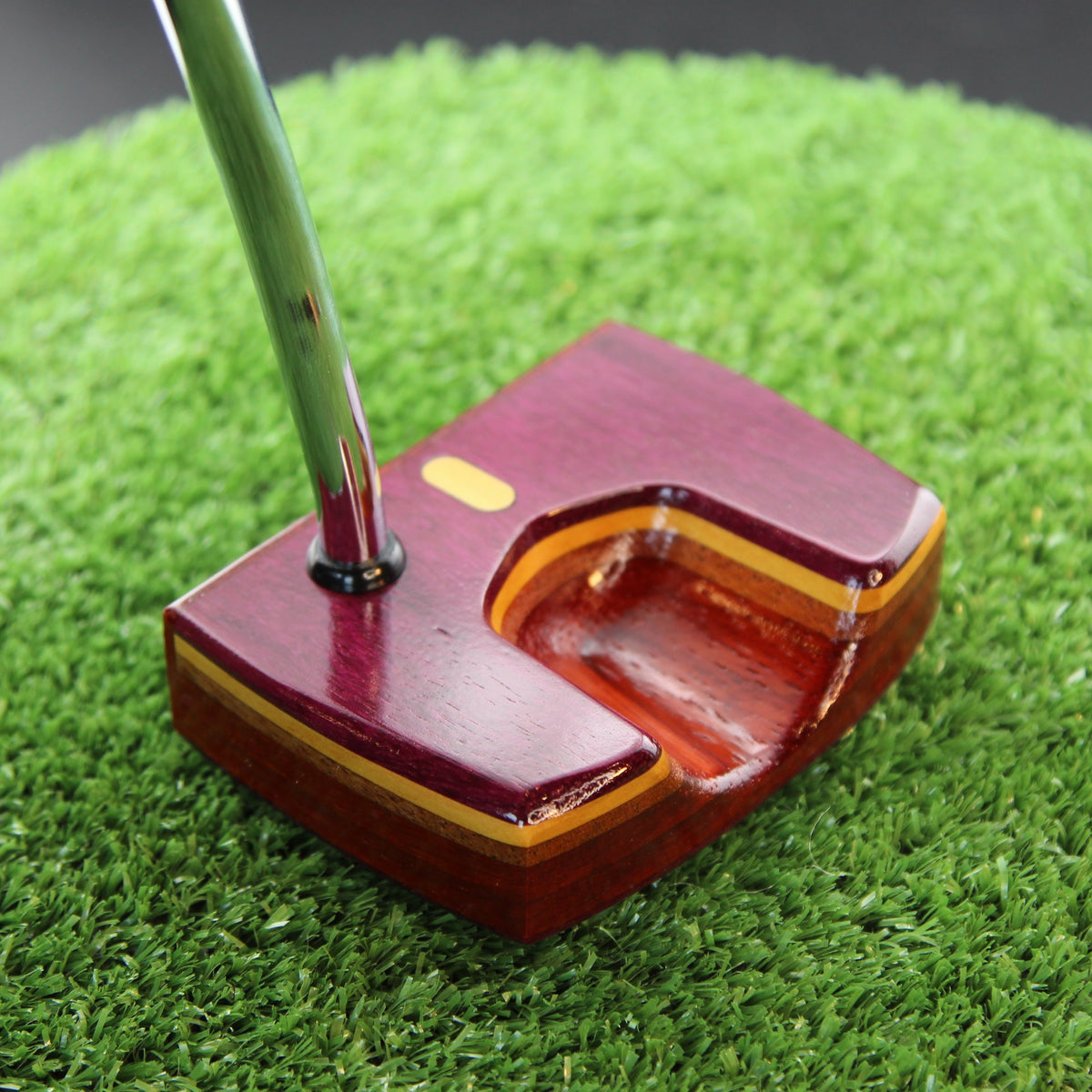 Northern Lights Putter Purpleheart Padauk and Yellowheart Woodrich Regal Putter