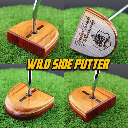 TimberTouch FATTY mallet wood putter with Canarywood center shaft zero torque