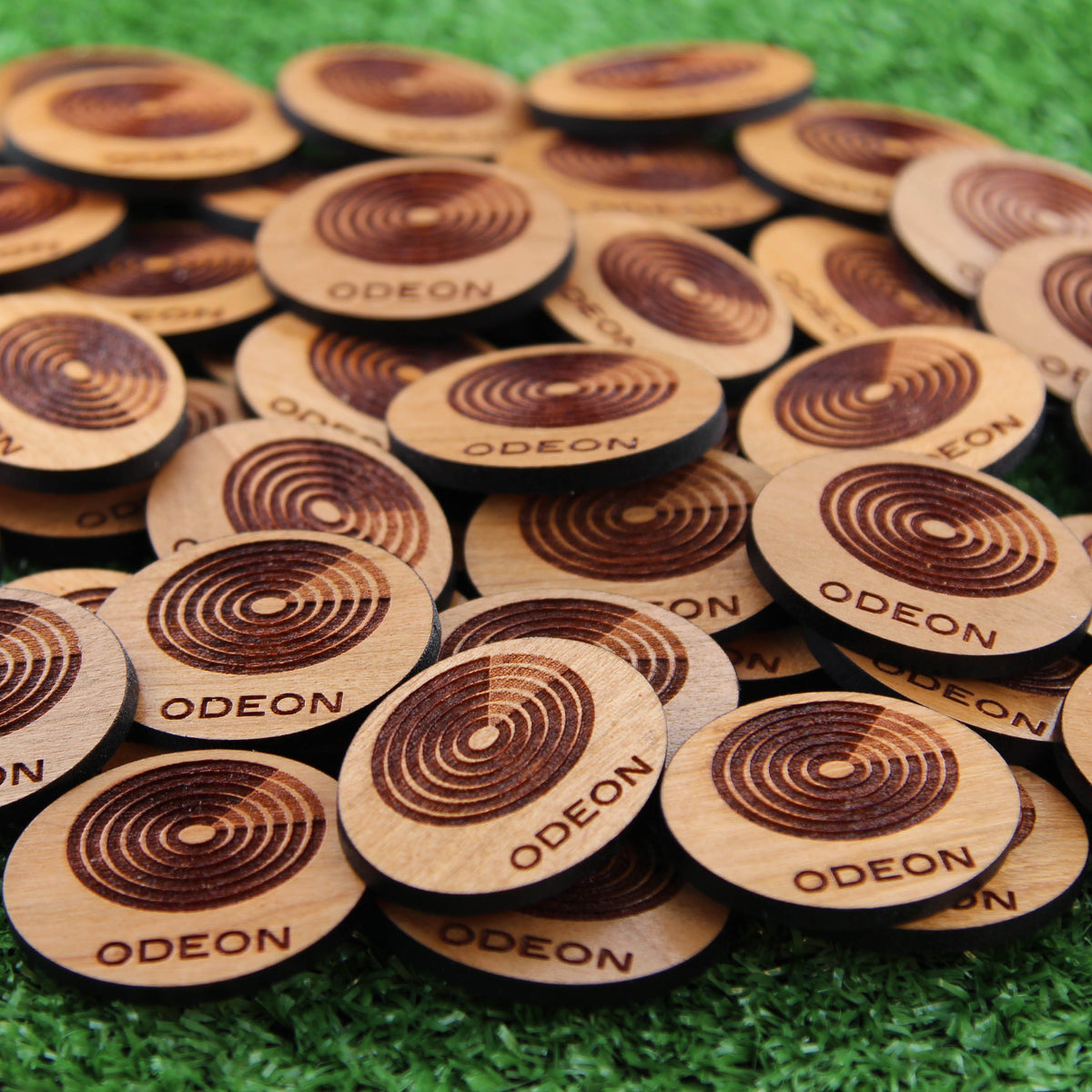 Custom Bulk Wood Golf Ball Markers