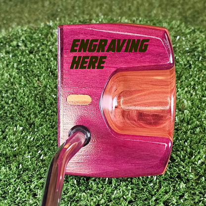 Amaranth style Purpleheart exotic wood Woodrich Regal Putter