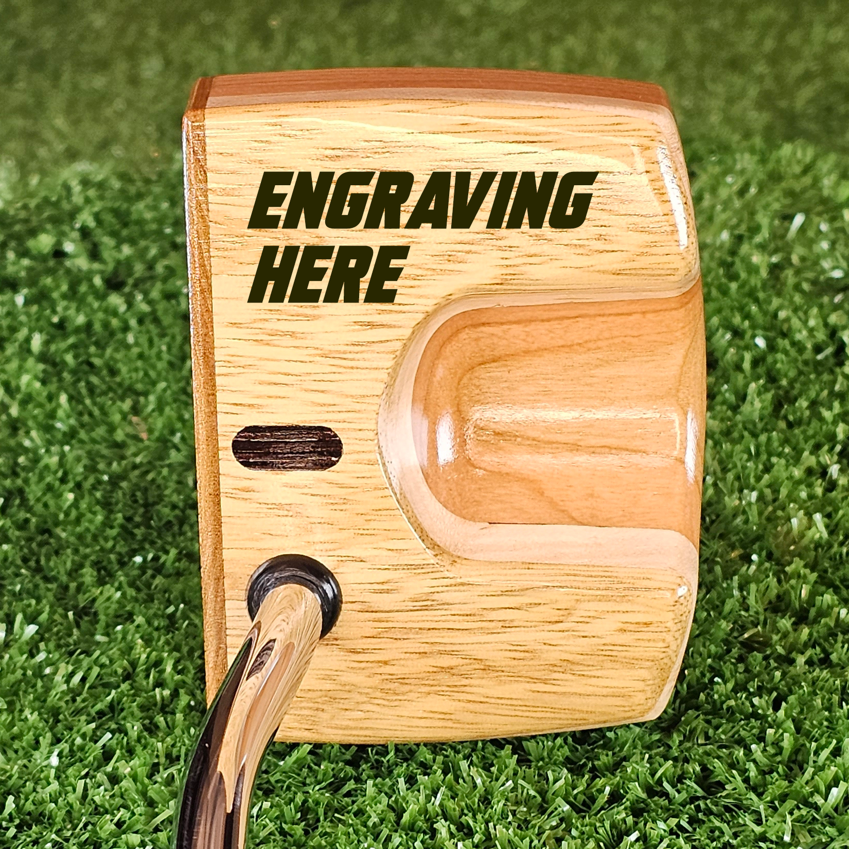 Honey style White Limba exotic wood Woodrich Regal Putter