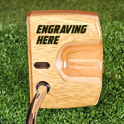 Honey style White Limba exotic wood Woodrich Regal Putter