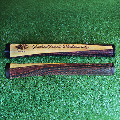 TimberTouch Putterworks premium 2.0 Wood and Leather look grip