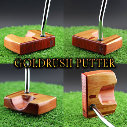 Goldrush style Canarywood and Cedar Woodrich wood putter