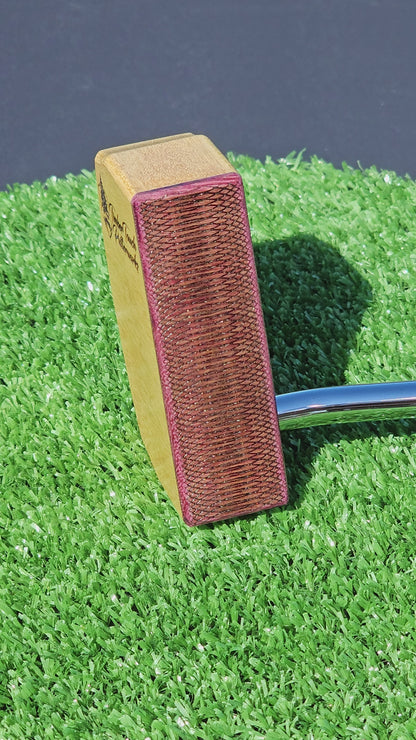 Yellowheart body putter with Padauk Face plate