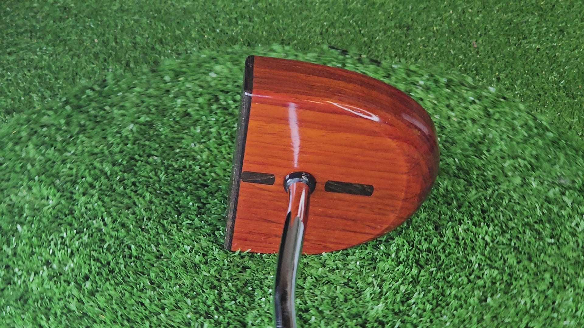 MR1PUTT Padauk and Wenge Zero Torque Center Shaft Putter
