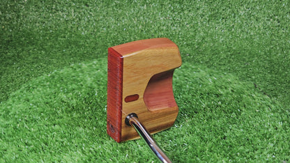 Goldrush style Canarywood and Cedar Woodrich wood putter