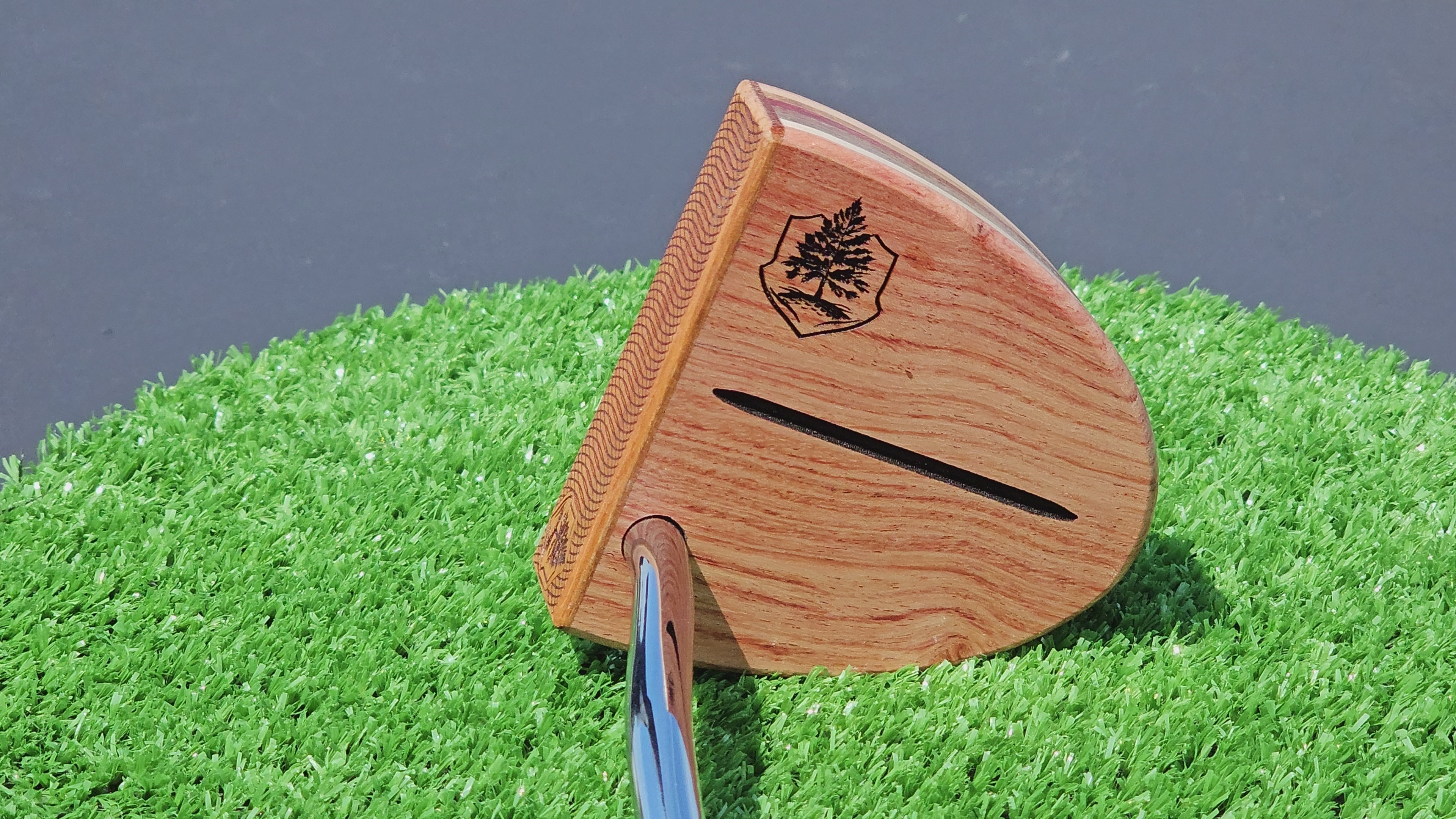 Bubinga exotic wood Woodford putter with Cedar and layered body