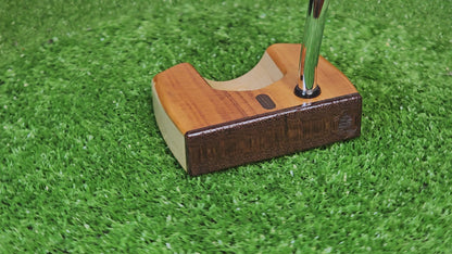 Tigerwood with Oak body and Wenge inlay exotic wood putter