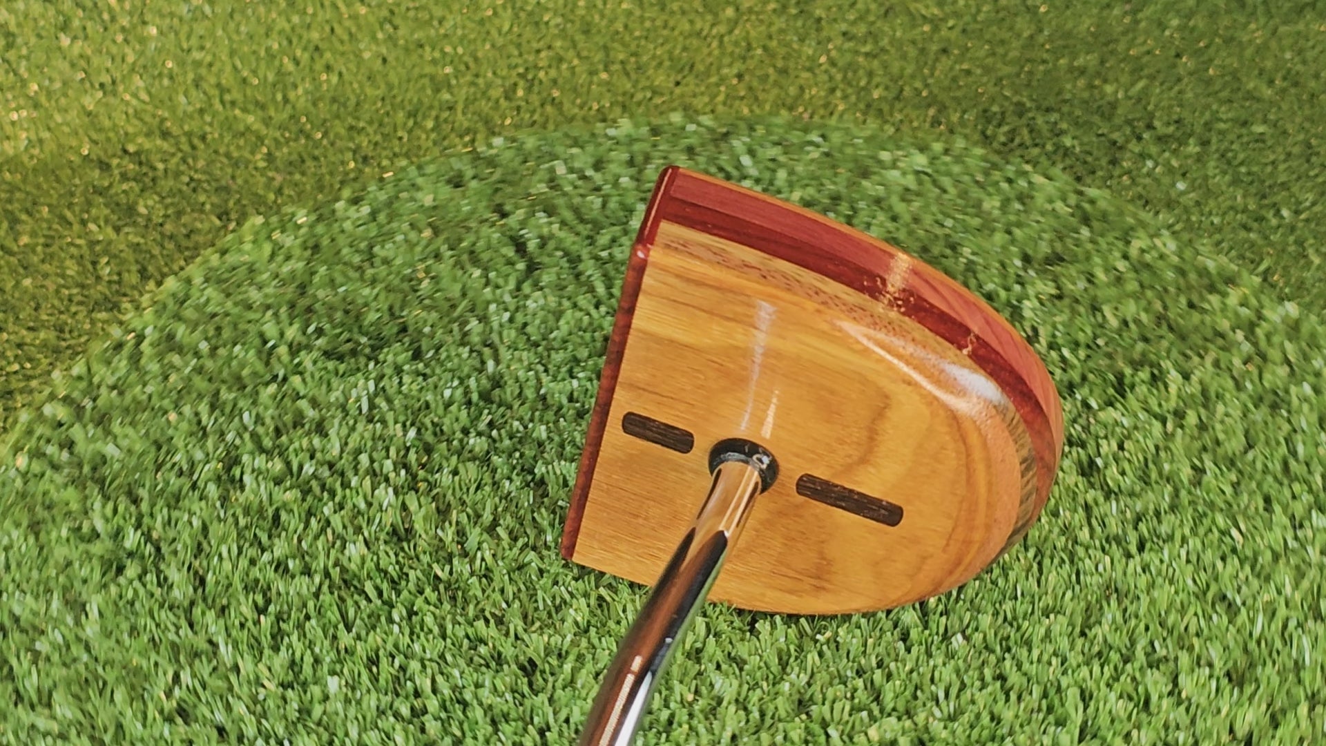 ONE OF A KIND Canarywood and exotic wood variety High MOI zero torque lie balance putter