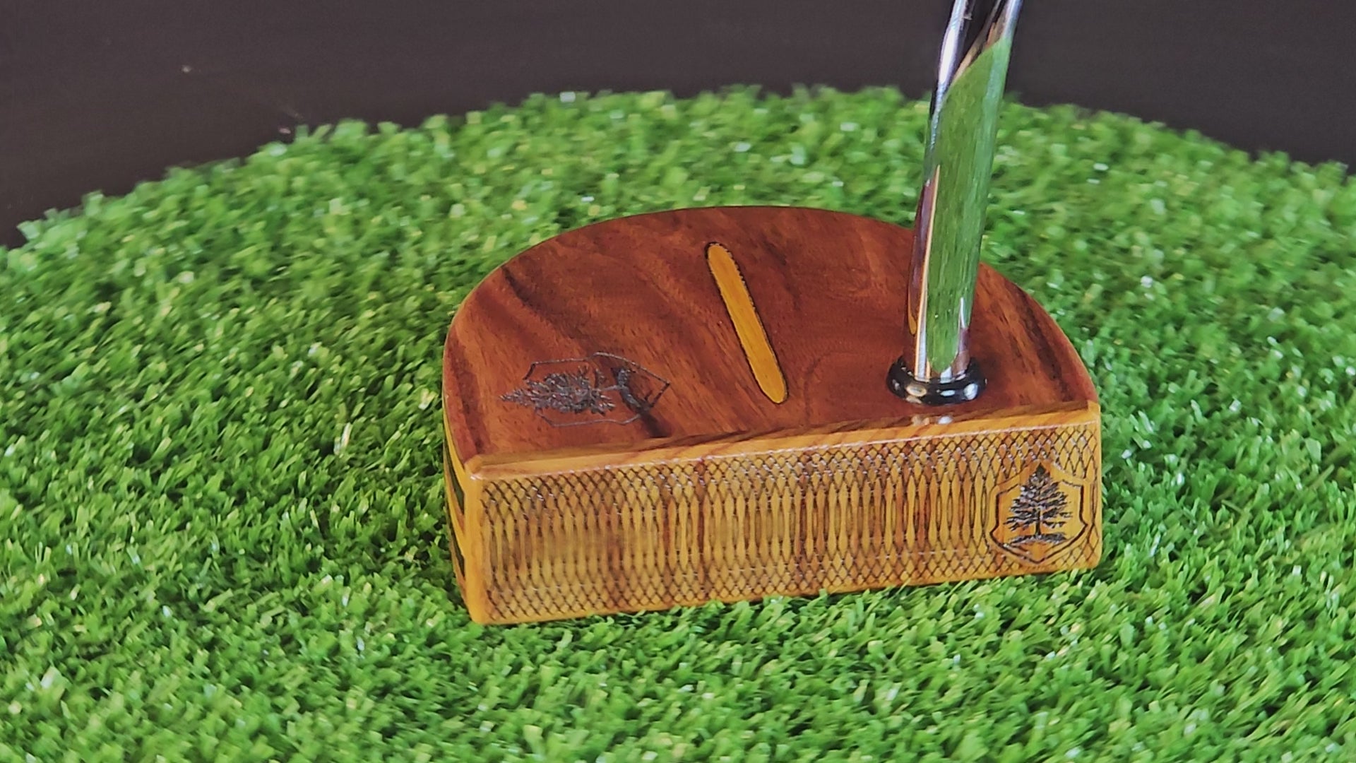 Fatty Style Canarywood and various exotic woods Woodford putter