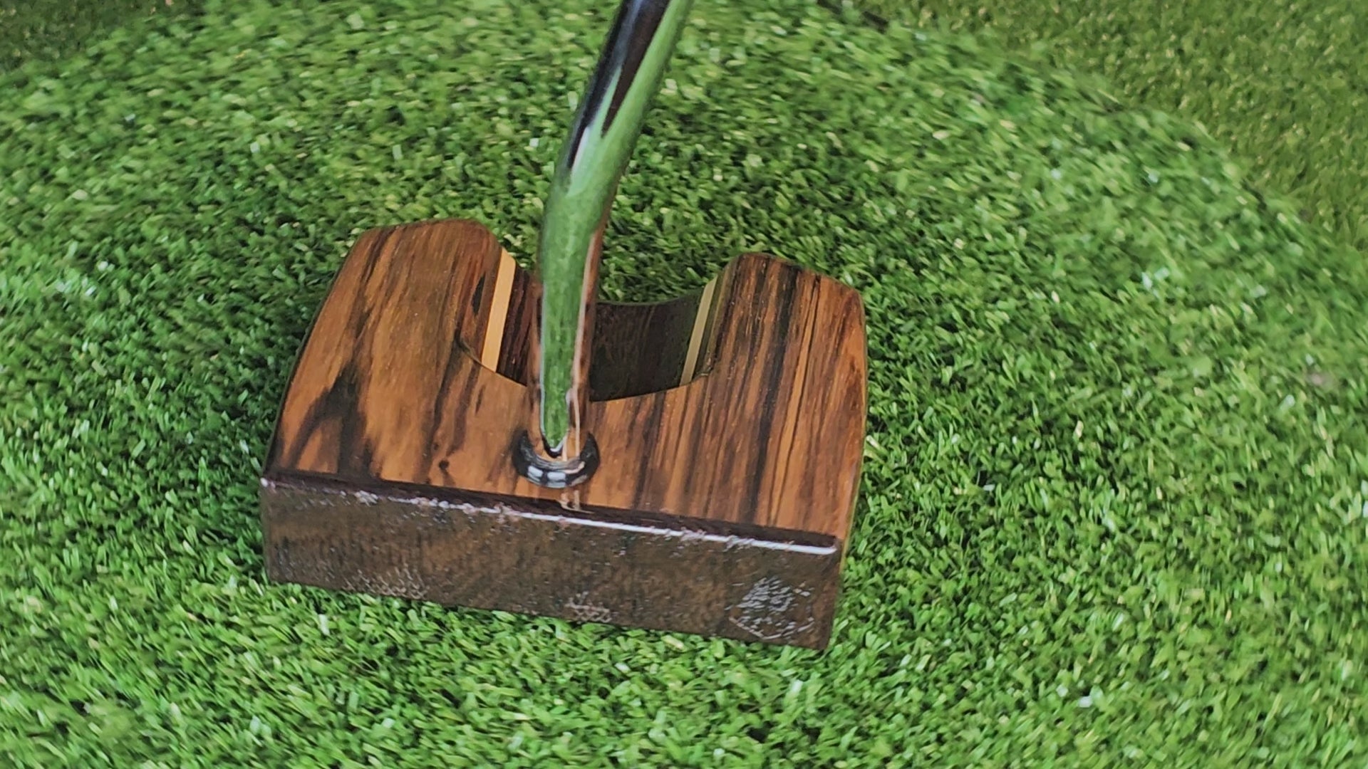 Zebrawood Spectacular Center shaft Zero torque Lie Balanced wood putter