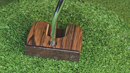 Zebrawood Spectacular Center shaft Zero torque Lie Balanced wood putter