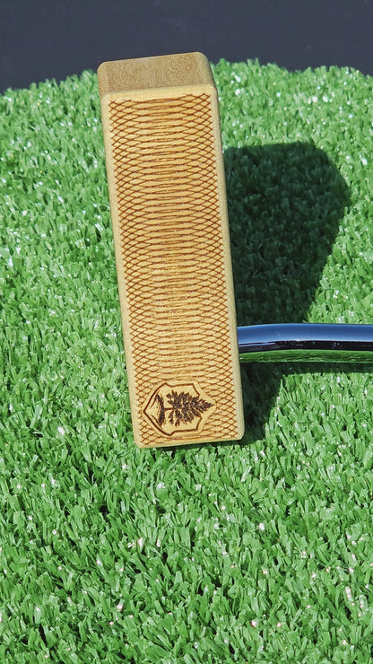 Yellowheart exotic wood putter   Spectacular rich look